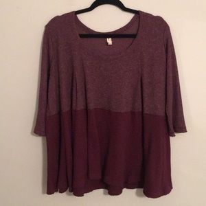 Free People purple sweater